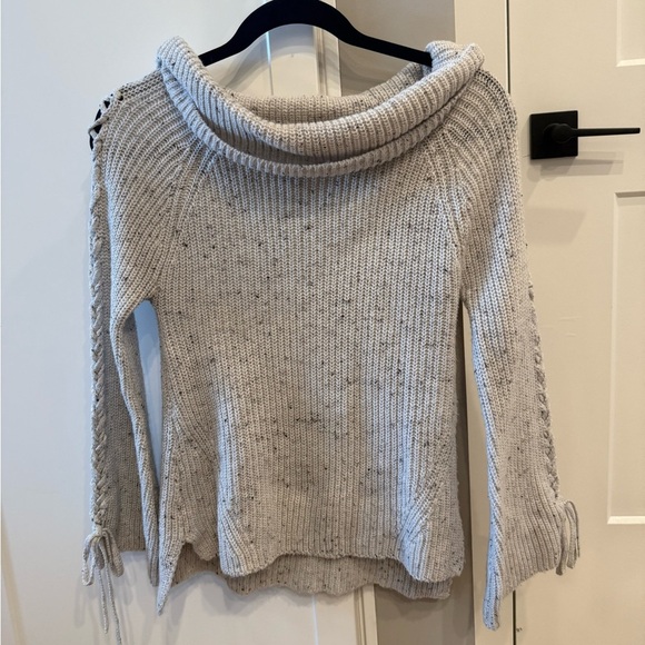 American Rag Gray Cowl Neck Sweater - Picture 2 of 6